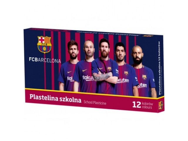 Školská plastelína FC BARCELONA FC-216, 12 farieb, 303218005