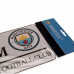 Plechová tabuľa 40/18cm MANCHESTER CITY White