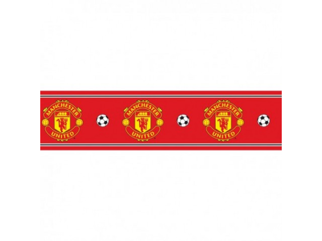 Samolepiaca  bordúra MANCHESTER UTD 13cm x 5m