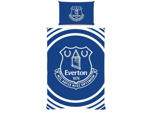 Obojstranné posteľné obliečky EVERTON F.C. Pulse, 135/200+50/75cm