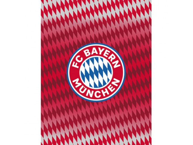 CARBOTEX Flísová deka 130/160cm BAYERN MüNCHEN, BMFC211001