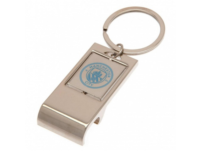 Prívesok na kľúče + otvárač MANCHESTER CITY Bottle Opener Keyring