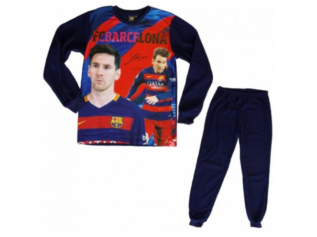 Flísové pyžamo / domáci úbor FC BARCELONA Messi, BC03166 - 4 roky (104cm)