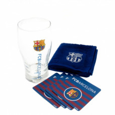 Sklenený pohár FC BARCELONA Mini Bar Set BL