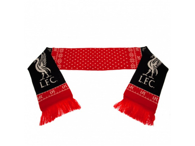 Šál pre fanúšikov LIVERPOOL F.C. Snowflake Scarf